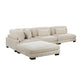 8555BE*2AC1CROT - (4)4-Piece Modular Sectional with Ottoman