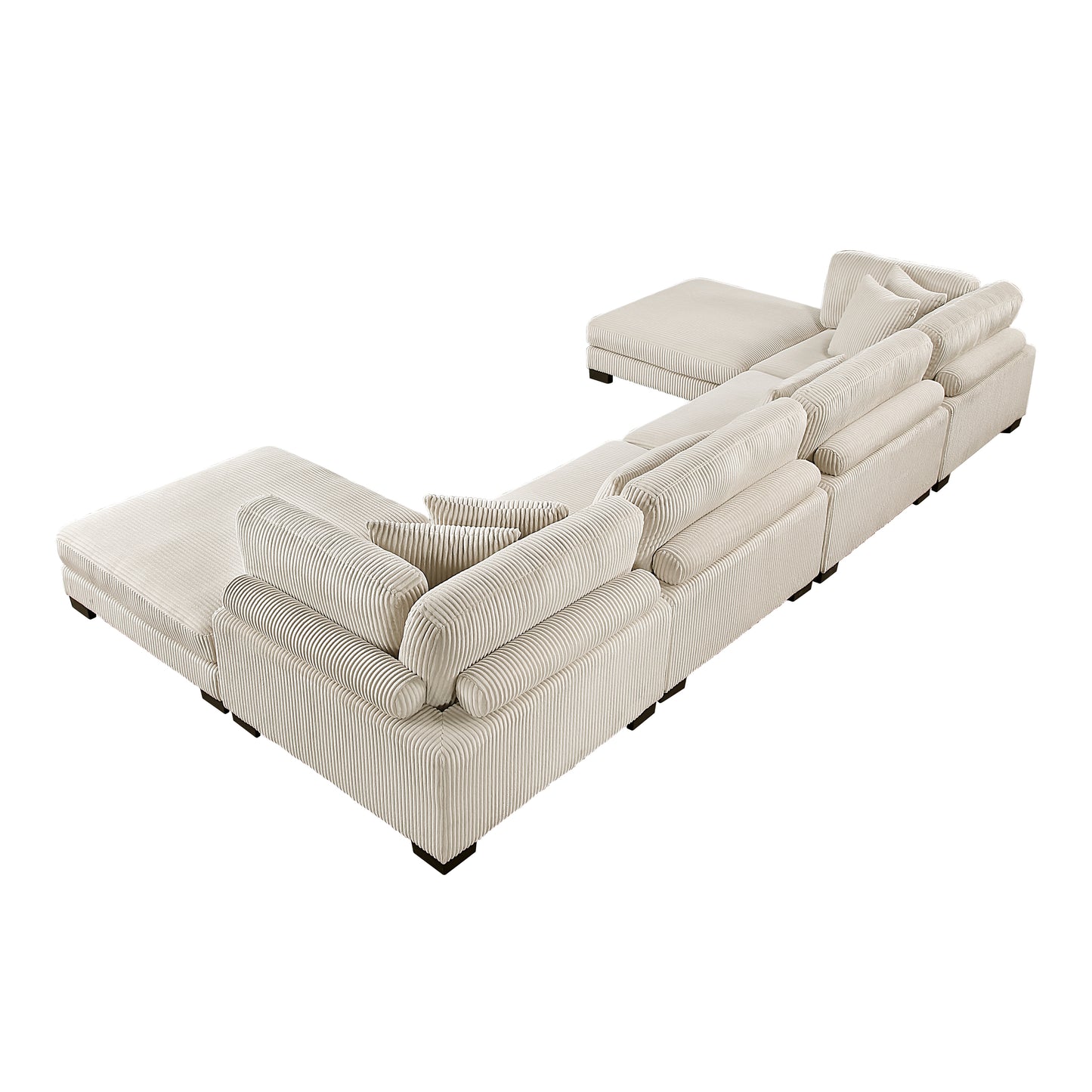 8555BE*2CR2AC2OT - (6)6-Piece Modular Sectional with Ottomans