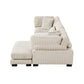 8555BE*CRACVC - (3)3-Piece Modular Sectional with Reversible Chaise