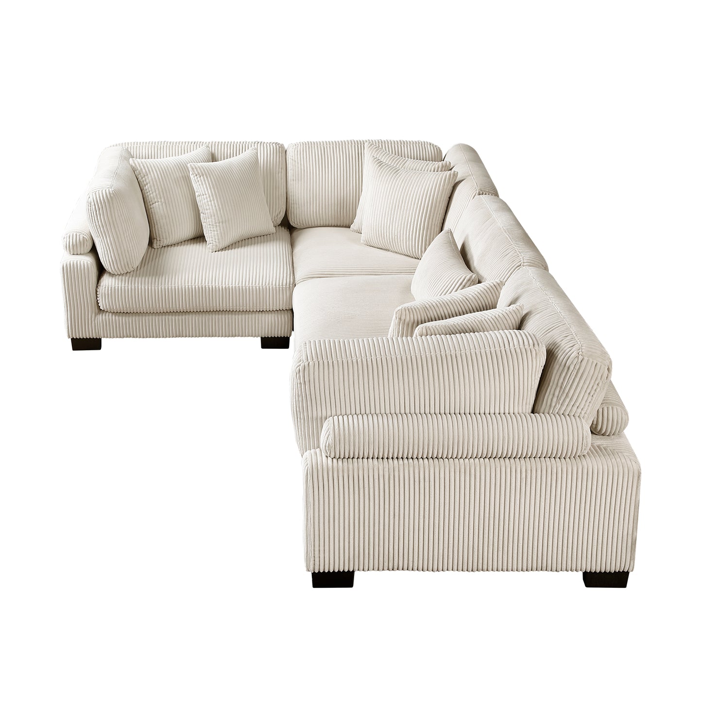 8555BE*3CRAC - (4)4-Piece Modular Sectional
