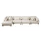 8555BE*CR2ACVC - (4)4-Piece Modular Sectional with Reversible Chaise