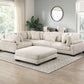 8555BE*3CRACOT - (5)5-Piece Modular Sectional with Ottoman