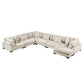 8555BE*2CR3ACVC - (6)6-Piece Modular Sectional with Reversible Chaise