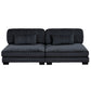 8555BK*2CR3ACVC - (6)6-Piece Modular Sectional with Reversible Chaise