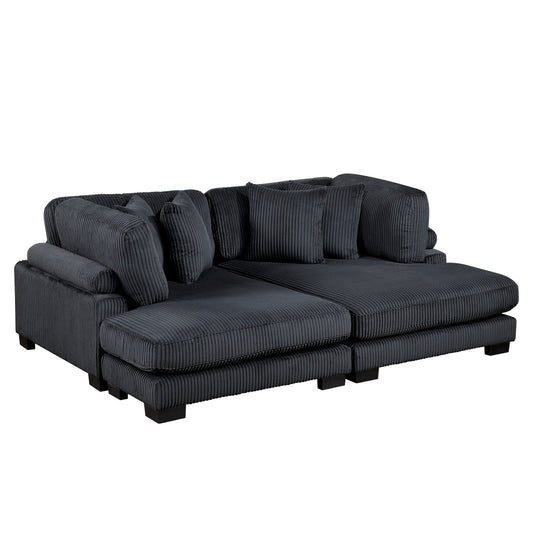 8555BK*2VC - (2)2-Piece Chaise Lounge