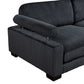 8555BK*2AC1CROT - (4)4-Piece Modular Sectional with Ottoman
