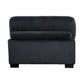 8555BK*CRACVCOT - (4)4-Piece Modular Sectional with Reversible Chaise and Ottoman