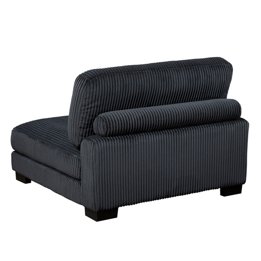 8555BK*2CR3ACVCOT - (7)7-Piece Modular Sectional with Reversible Chaise and Ottoman