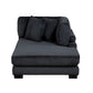 8555BK*CRACVCOT - (4)4-Piece Modular Sectional with Reversible Chaise and Ottoman