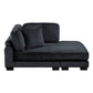 8555BK*CRACVC - (3)3-Piece Modular Sectional with Reversible Chaise