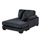 8555BK*CRACVCOT - (4)4-Piece Modular Sectional with Reversible Chaise and Ottoman