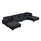 8555BK*2CR2AC2OT - (6)6-Piece Modular Sectional with Ottomans