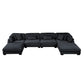 8555BK*2CR2AC2OT - (6)6-Piece Modular Sectional with Ottomans