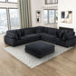 8555BK*3CR2ACOT - (6)6-Piece Modular Sectional with Ottoman