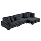 8555BK*CRACVC - (3)3-Piece Modular Sectional with Reversible Chaise