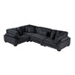 8555BK*3CRAC - (4)4-Piece Modular Sectional
