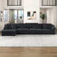 8555BK*CR2ACVC - (4)4-Piece Modular Sectional with Reversible Chaise