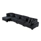 8555BK*CR2ACVC - (4)4-Piece Modular Sectional with Reversible Chaise