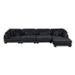 8555BK*CR2ACVC - (4)4-Piece Modular Sectional with Reversible Chaise