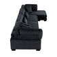 8555BK*CR2ACVC - (4)4-Piece Modular Sectional with Reversible Chaise