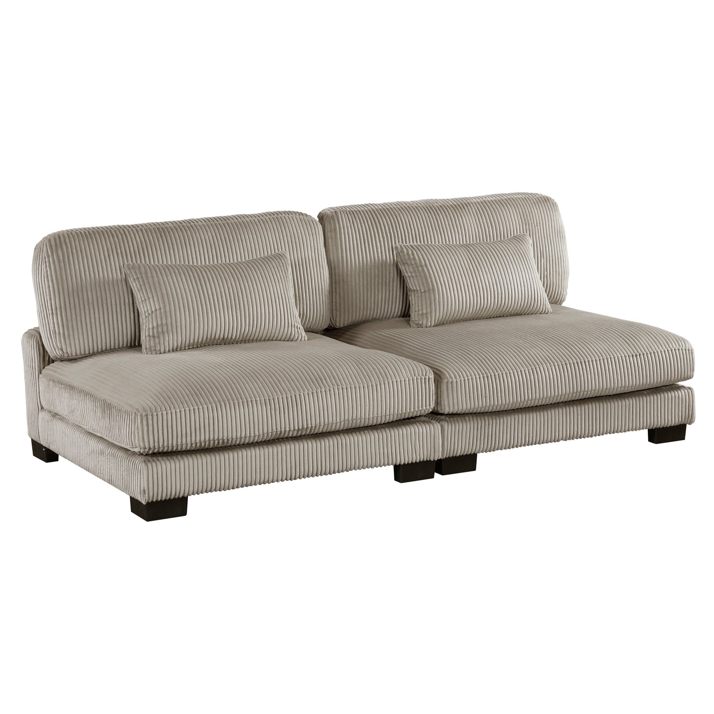 8555GB*6OT - (6)6-Piece Modular Sectional with Ottoman