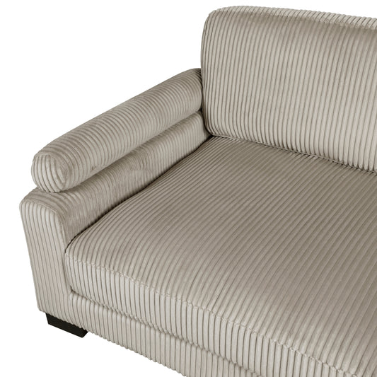 8555GB*CRACVCOT - (4)4-Piece Modular Sectional with Reversible Chaise and Ottoman
