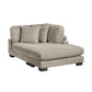 8555GB*2CR3ACVCOT - (7)7-Piece Modular Sectional with Reversible Chaise and Ottoman