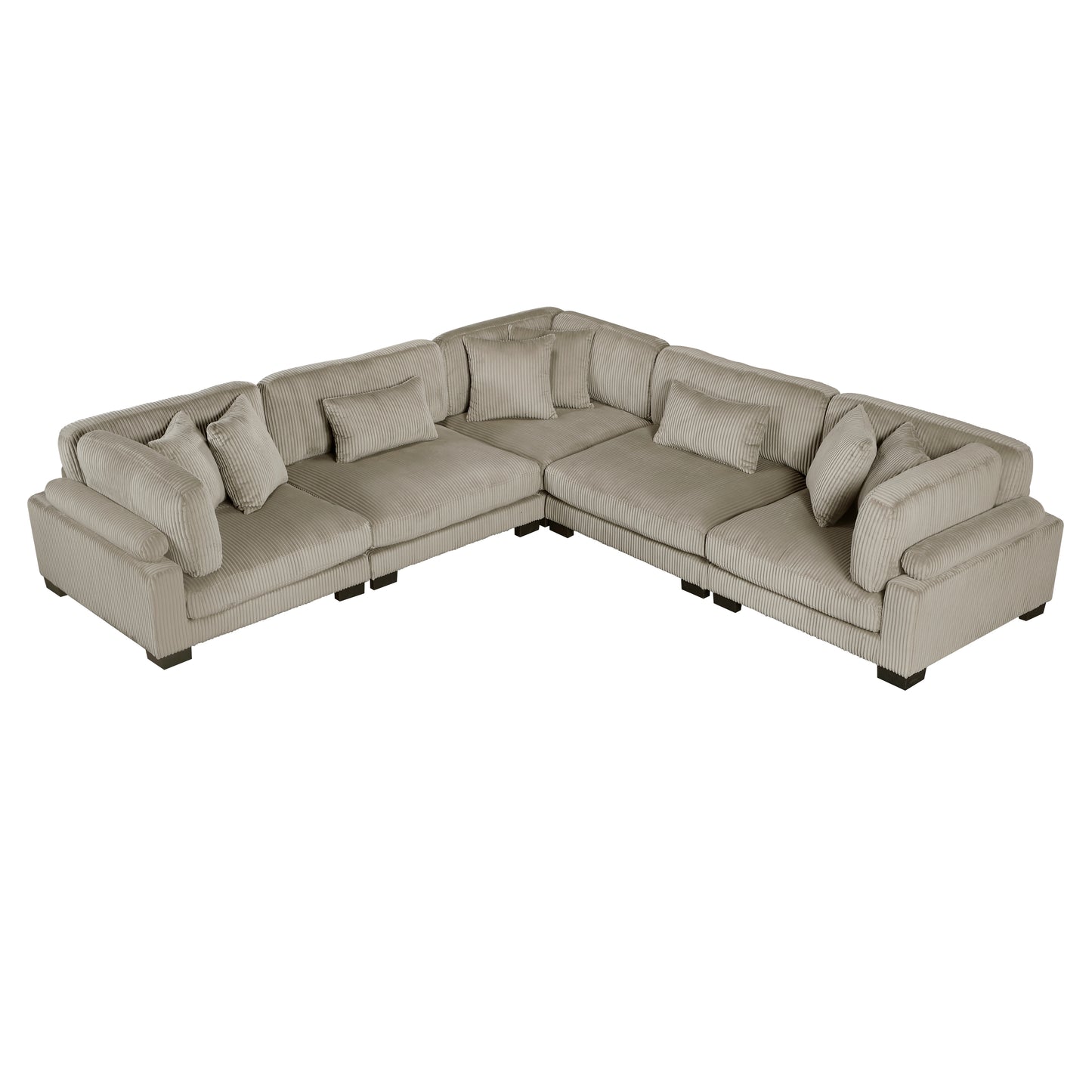 8555GB*2AC3CR - (5)5-Piece Modular Sectional