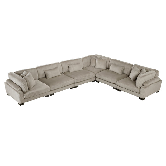 8555GB*3CR3AC - (6)6-Piece Modular Sectional
