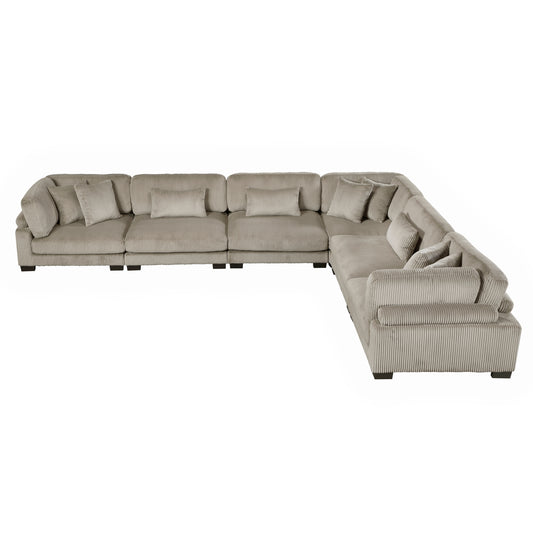 8555GB*3CR3AC - (6)6-Piece Modular Sectional