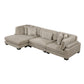 8555GB*CRACVC - (3)3-Piece Modular Sectional with Reversible Chaise