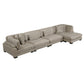 8555GB*CR2ACVC - (4)4-Piece Modular Sectional with Reversible Chaise