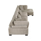 8555GB*CR2ACVC - (4)4-Piece Modular Sectional with Reversible Chaise