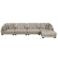 8555GB*CR2ACVC - (4)4-Piece Modular Sectional with Reversible Chaise