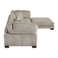 8555GB*4OT - (4)4-Piece Modular Sectional with Ottoman