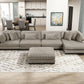 8555GB*CR2ACVCOT - (5)5-Piece Modular Sectional with Reversible Chaise and Ottoman