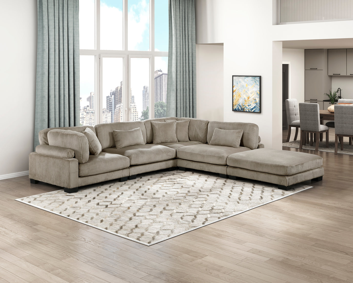 8555GB-AC - Armless Chair