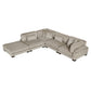 8555GB*5OT - (5)5-Piece Modular Sectional with Ottoman