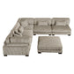 8555GB*6OT - (6)6-Piece Modular Sectional with Ottoman