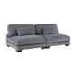 8555GY*2CR2AC2OT - (6)6-Piece Modular Sectional with Ottomans
