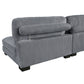 8555GY*2CR2AC2OT - (6)6-Piece Modular Sectional with Ottomans
