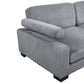 8555GY*3CR2ACOT - (6)6-Piece Modular Sectional with Ottoman