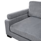 8555GY*CRACVCOT - (4)4-Piece Modular Sectional with Reversible Chaise and Ottoman