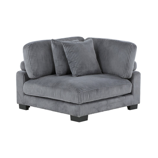 8555GY*5OT - (5)5-Piece Modular Sectional with Ottoman
