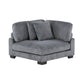 8555GY*6OT - (6)6-Piece Modular Sectional with Ottoman