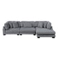 8555GY*CRACVC - (3)3-Piece Modular Sectional with Reversible Chaise