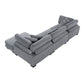 8555GY*CRACVC - (3)3-Piece Modular Sectional with Reversible Chaise