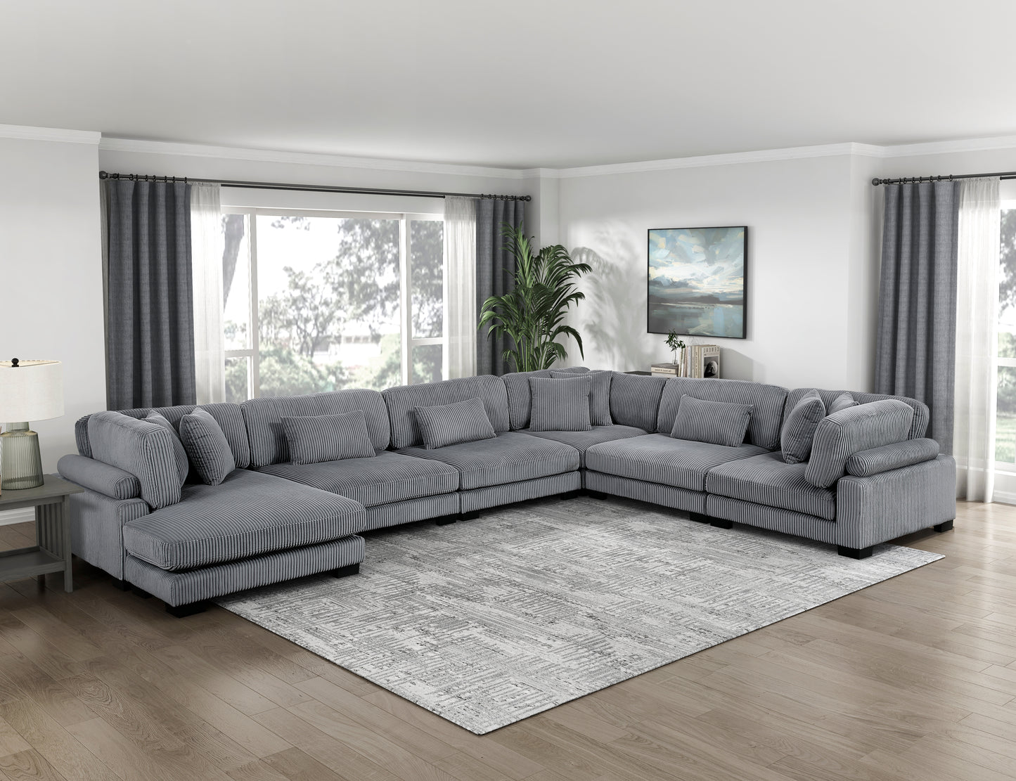 8555GY-VC - Reversible Chaise