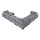 8555GY*2CR3ACVC - (6)6-Piece Modular Sectional with Reversible Chaise
