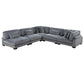 8555GY*5SC - (5)5-Piece Modular Sectional